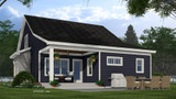 Bungalow House Plan - Gaston 28945 - Rear Exterior