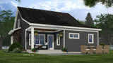 Craftsman House Plan - Beaufort 18730 - Rear Exterior