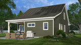 Craftsman House Plan - Pendleton 19640 - Rear Exterior