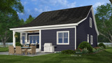 Bungalow House Plan - Ridgeway 95238 - Rear Exterior