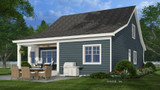 Craftsman House Plan - Brentwood 83007 - Rear Exterior