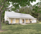 Secondary Image - Farmhouse House Plan - 87620 - Rear Exterior