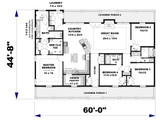 Farmhouse House Plan - 87620 - 1st Floor Plan