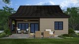 Craftsman House Plan - Gainesville 75005 - Rear Exterior