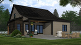 Craftsman House Plan - Gainesville 75005 - Rear Exterior