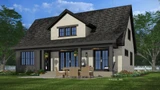 Farmhouse House Plan - Palermo 20581 - Rear Exterior