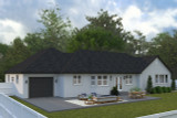 Farmhouse House Plan - Schrader 26078 - Rear Exterior