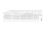 Farmhouse House Plan - Stacey 11530 - Rear Exterior