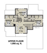 Craftsman House Plan - Enola 62236 - 2nd Floor Plan