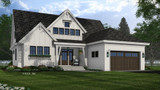 Farmhouse House Plan - Mill Creek 84384 - Front Exterior