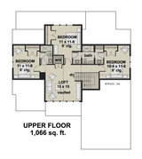 Farmhouse House Plan - Mill Creek 84384 - 2nd Floor Plan