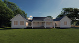 Secondary Image - Farmhouse House Plan - The Renley 77360 - Rear Exterior