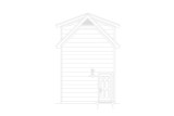 Country House Plan - Wood River Garage 20761 - Rear Exterior