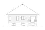 Secondary Image - Modern House Plan - 48232 - Rear Exterior