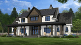 Farmhouse House Plan - Riverside Oaks 53829 - Front Exterior