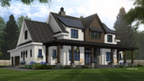 Farmhouse House Plan - Riverside Oaks 53829 - Front Exterior
