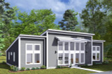 Modern House Plan - 53897 - Front Exterior