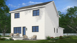 Farmhouse House Plan - Rhodes 14700 - Rear Exterior