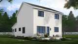 Farmhouse House Plan - Rhodes 14700 - Rear Exterior