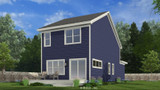 Craftsman House Plan - Conrad 61803 - Rear Exterior