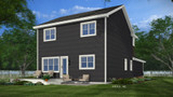 Bungalow House Plan - Montgomery 58015 - Rear Exterior