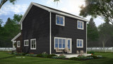 Bungalow House Plan - Montgomery 58015 - Rear Exterior