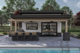 Modern House Plan - Shoreline 64871 - Right Exterior