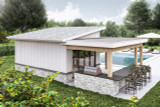 Modern House Plan - Ridgecrest 27849 - Rear Exterior
