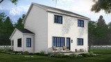 Farmhouse House Plan - Ramsey 53647 - Rear Exterior