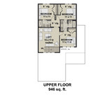 Farmhouse House Plan - Ramsey 53647 - 2nd Floor Plan