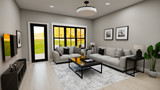Farmhouse House Plan - Ramsey 53647 - Family Room