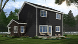 Bungalow House Plan - Mill Stone 79890 - Rear Exterior