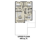 Craftsman House Plan - Walden 80885 - 2nd Floor Plan