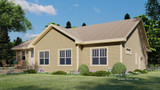 Craftsman House Plan - Ivy Ridge 69314 - Rear Exterior