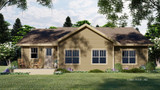 Craftsman House Plan - Ivy Ridge 69314 - Rear Exterior