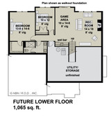 Craftsman House Plan - Ivy Ridge 69314 - Basement Floor Plan