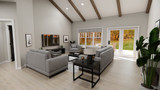 Secondary Image - Bungalow House Plan - Penelope 99639 - Great Room