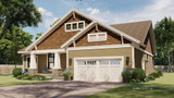 Craftsman House Plan - Aspen Shores 39902 - Front Exterior