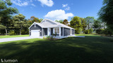 Craftsman House Plan - The Courtney 46998 - Right Exterior