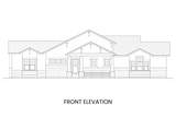 Craftsman House Plan - Alice Lake 44488 - Front Exterior