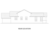 Secondary Image - Craftsman House Plan - Alice Lake 44488 - Rear Exterior