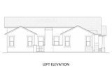 Craftsman House Plan - Alice Lake 44488 - Left Exterior