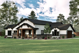 Craftsman House Plan - Alice Lake 44488 - Front Exterior