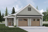 Craftsman House Plan - McAlpine 74623 - Front Exterior