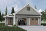Craftsman House Plan - McAlpine 74623 - Front Exterior
