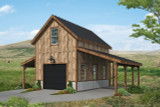 Country House Plan - Farmstead Barn 94579 - Front Exterior