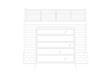 Contemporary House Plan - Eagle Creek Garage 94767 - Rear Exterior