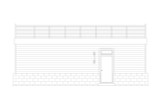 Contemporary House Plan - Eagle Creek Garage 94767 - Left Exterior