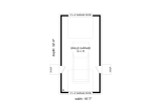 Contemporary House Plan - Eagle Creek Garage 94767 - 1st Floor Plan