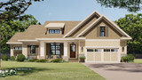 Traditional House Plan - Fox Hollow 45883 - Front Exterior